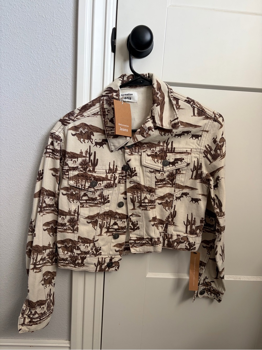 Reformation Western Toile denim jacket